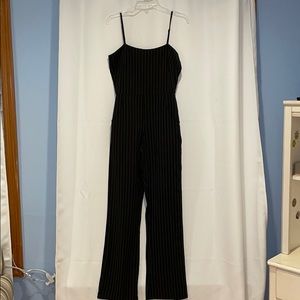 Pinstripe jumpsuit